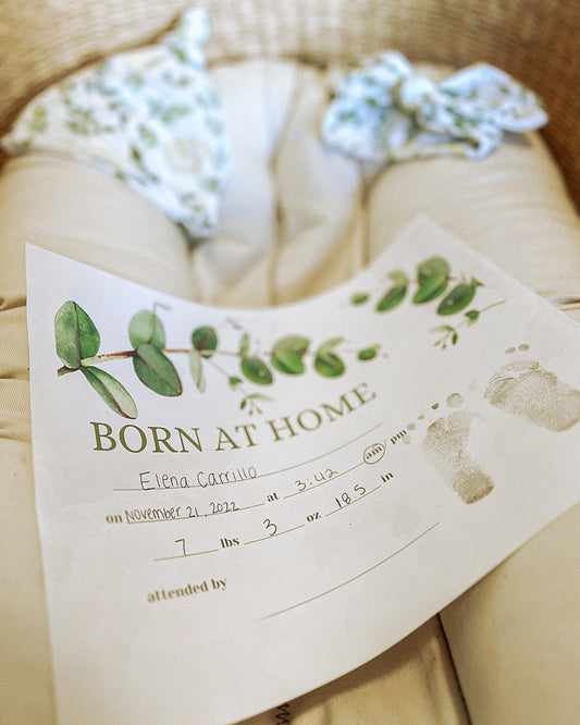 Home Birth Certificates