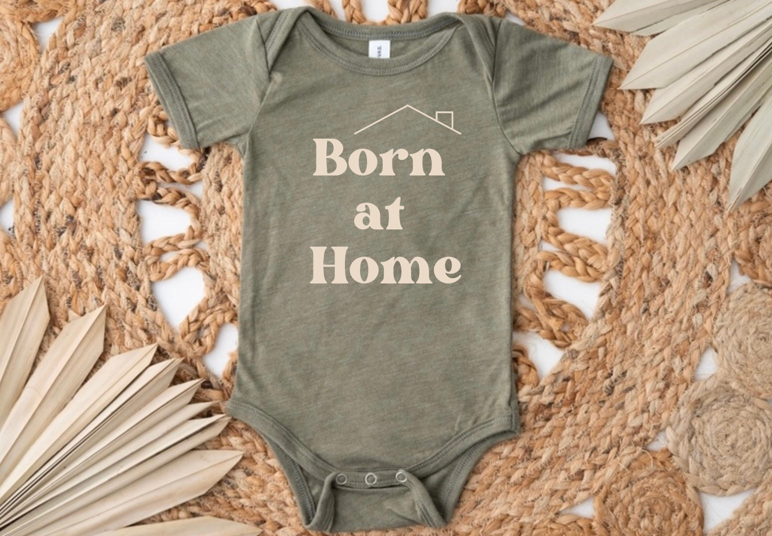 Born at sales home onesie