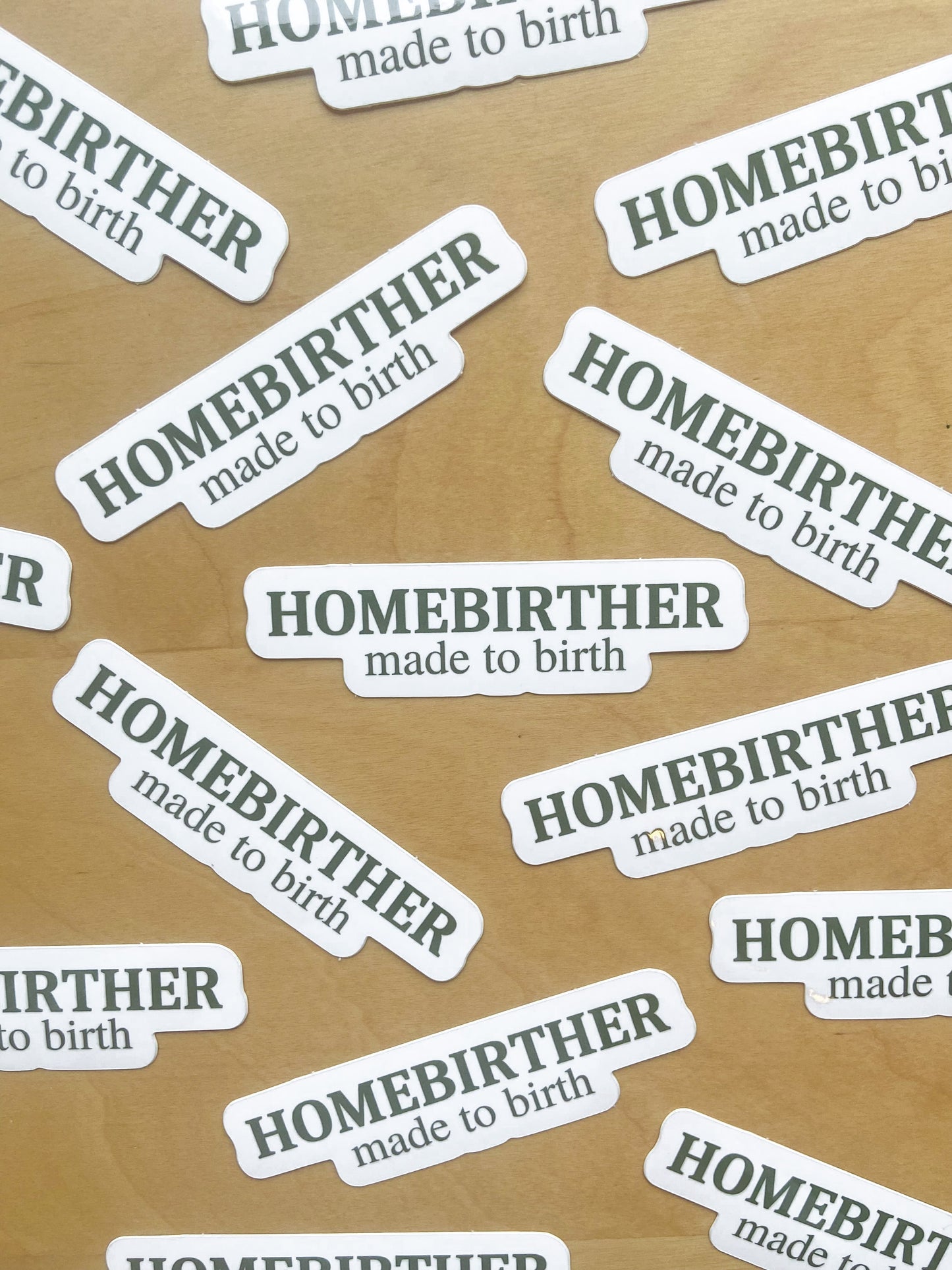 Homebirther Sticker