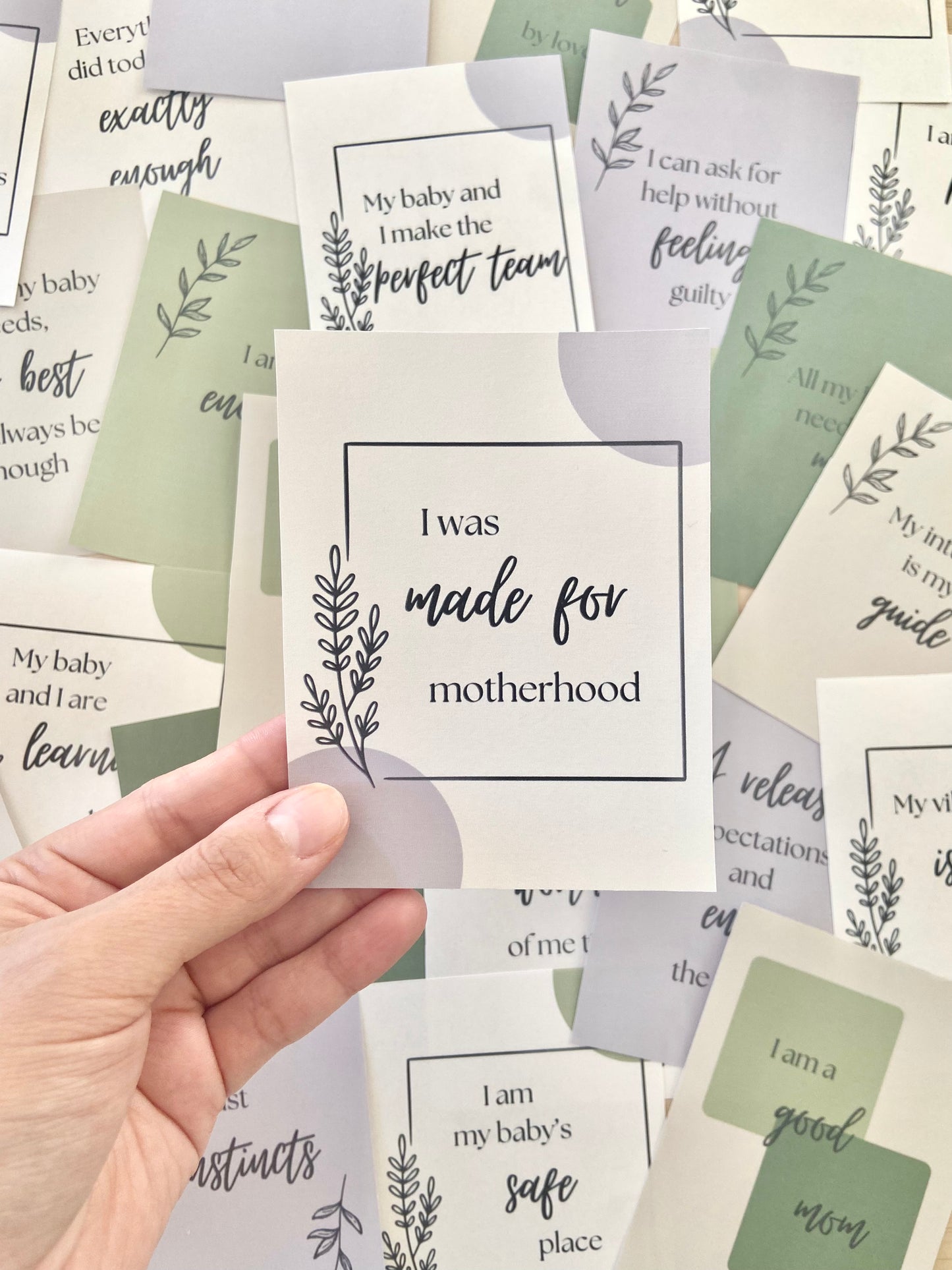 Mama Affirmation Cards Printable